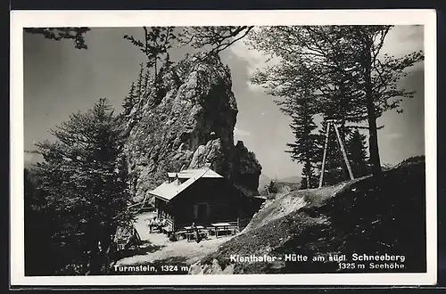 AK Kienthaler-Hütte, Berghütte am südlichen Schneeberg