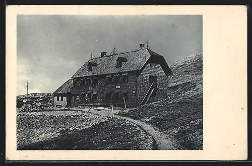 AK Shiestlhaus, Berghütte des Oesterreichischen Toursitenklub am Hochschwab