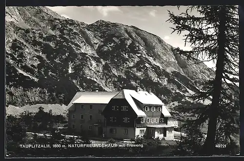 AK Naturfreundehaus, Berghütte auf der Tauplitzalm mit Traweng