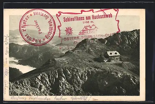 AK Schiestlhaus des Österreichischen Touristenklub am Hochschwab