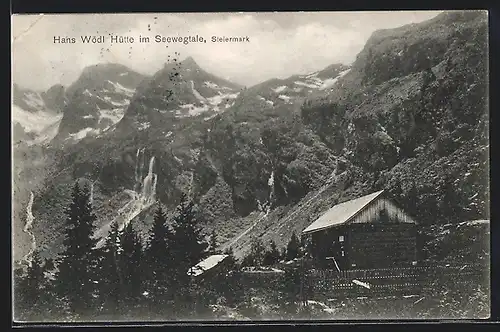 AK Hans Wödl-Hütte, Berghütte im Seewegtale