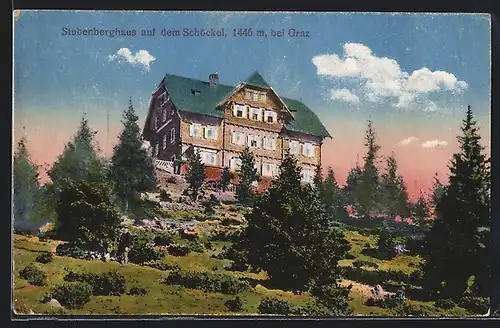 AK Stubenberghaus, Berghütte auf dem Schöckel bei Graz