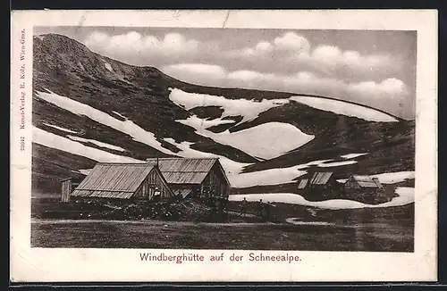 AK Windberghütte, Berghütte auf der Schneealpe