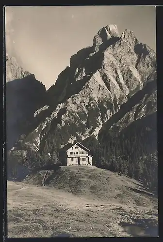 AK Mödlingerhütte, Berghütte auf der Treffneralm mit Reichenstein