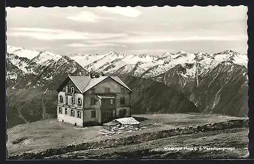 AK Wildkogel-Haus gegen die Venedigergruppe