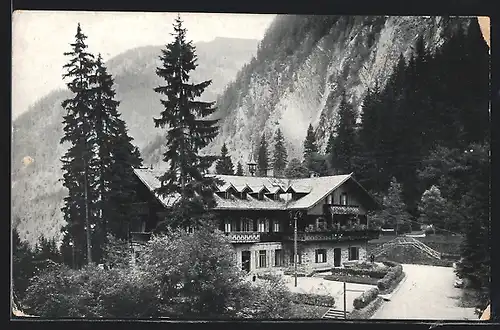 AK Kaprun /Kaprunerthal, Gasthaus Kesselfall-Alpenhaus 1926