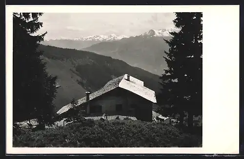 AK Pinzgauer Haus an der Schmittenhöhe, Berghütte der Naturfreunde