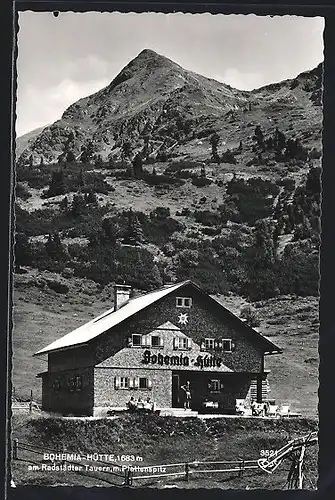 AK Bohemia-Hütte am Radstädter Tauern mit Plattenspitz