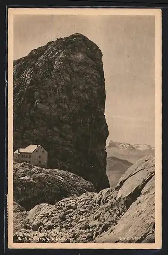 AK Riemannhaus, Blick auf Grossglockner