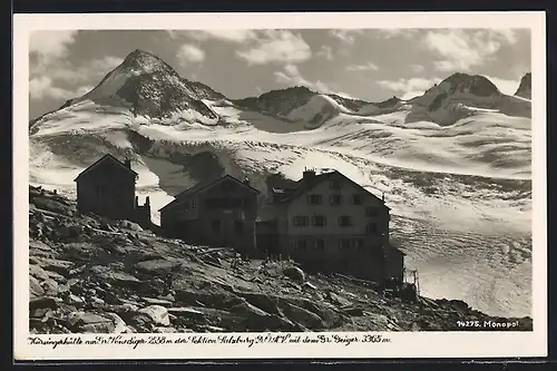 AK Kürsingerhütte, Panorama mit Gross Venediger