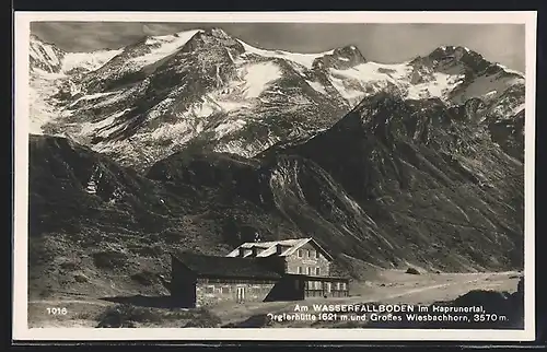 AK Orglerhütte, Gesamtansicht mit Grossem Wiesbachhorn