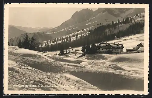 AK Arthurhaus, Berghütte g. d. Taghaube Hochkönig