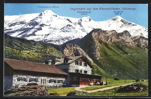 AK Berghütte Orglerhütte auf dem Wasserfallboden