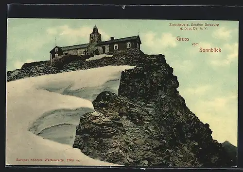 AK Zittelhaus, Berghütte der Sektion Salzburg d. D. u. Oe. A. V. am Sonnblick