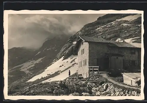 AK V. Schmidt-Zabierowhütte, Berghütte am Loferer Steinberg