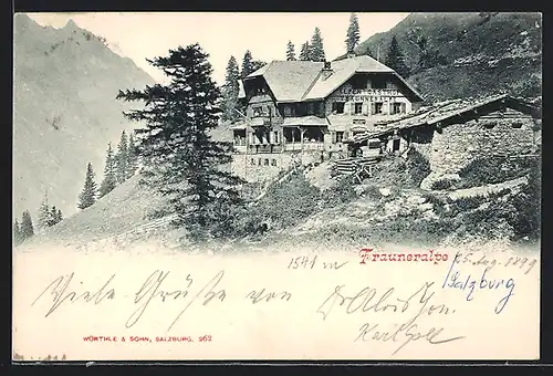 AK Bruck an der Grossglocknerstrasse, Alpengasthof Trauneralpe