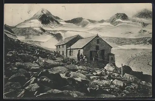 AK Kürsingerhütte am Fusse des Berges