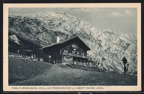 AK Berghütte Carl-v.-Stahl-Haus am Torrenjoch