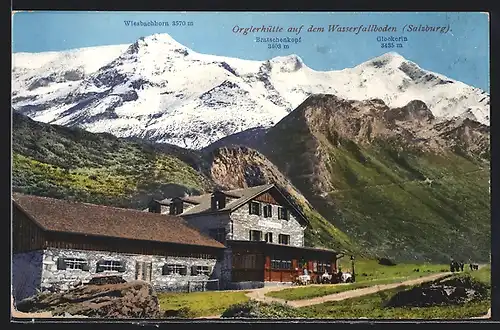 AK Berghütte Orglerhütte auf dem Wasserfallboden