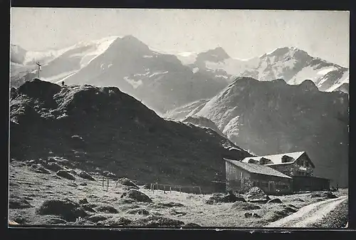 AK Orglerhütte auf dem Wasserfallboden, Panoramablick