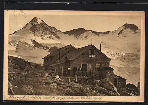 AK Kürsingerhütte, Berghütte m. d. Gr. Geiger, Gr. Venediger