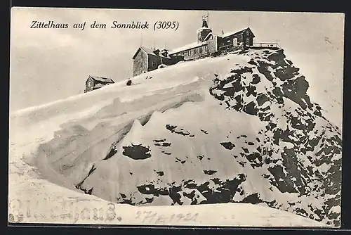 AK Zittelhaus, Berghütte auf dem Sonnblick