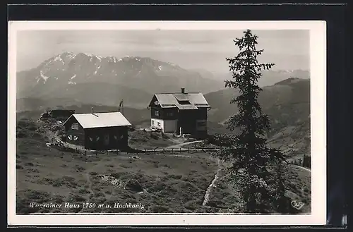 AK Wagrainer-Haus und Hochkönig