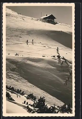 AK Zeppezauerhaus am Geiereck im Schnee