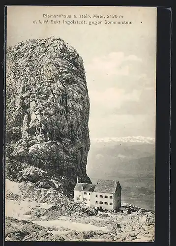 AK Riemannhaus a. stein. Meer d. A. W. Sekt. Ingolstadt gegen Sommerstein