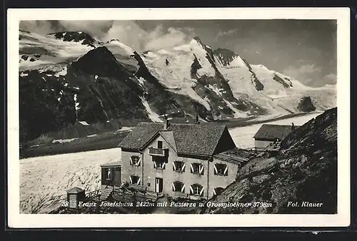 AK Franz Josefshaus mit Pasterze und Grossglockner