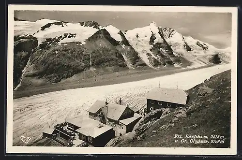 AK Frz. Josefshaus mit Grossglockner