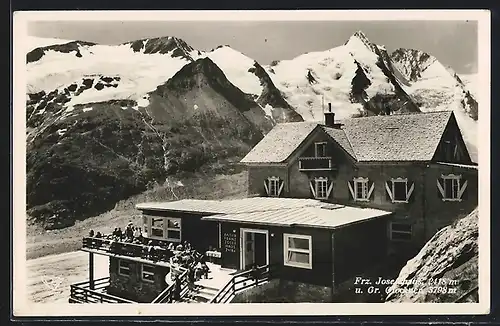 AK Frz Josefshaus mit Grossglockner