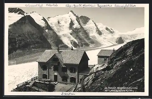 AK Franz Josefshaus mit Grossglockner