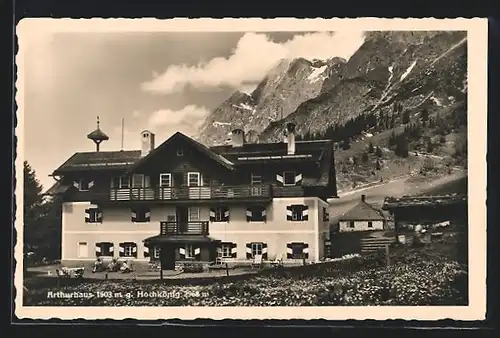 AK Arthurhaus, Motiv mit Hochkönig