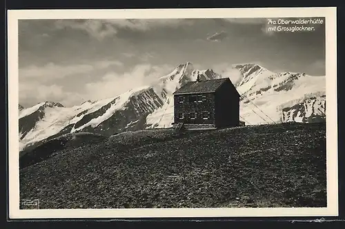 AK Oberwalderhütte mit Grossglockner