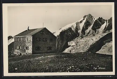 AK Oberwalderhütte mit Grossglockner