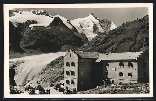 AK Glocknerhaus mit Pasterze und Grossglockner