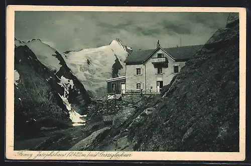 AK Franz Josephshaus mit Grossglockner