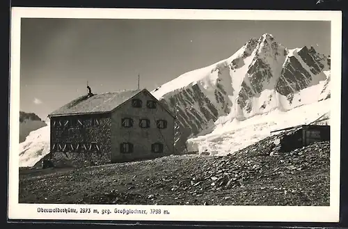 AK Oberwalderhütte mit Grossglockner
