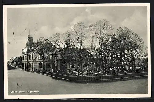 AK Glauchau, Gasthaus Erbschänke Voigtlaide