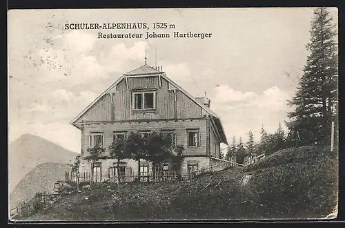AK Schüler-Alpenhaus, Berghütte J. Hartberger