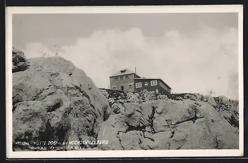 AK Fischerhütte, Hochschneeberg, Gebäudeansicht