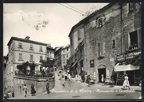 AK S. Marino, Monumento a Garibaldi