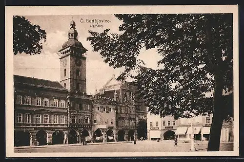 AK Budweis / Ceske Budejovice, Namesti