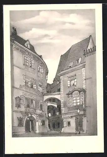 AK Wien, Fleischmarkt Griechengasse, Zugang zum Griechenbeisl