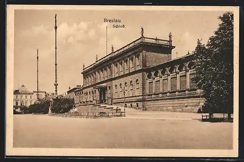 AK Breslau, Partie vor dem Schloss