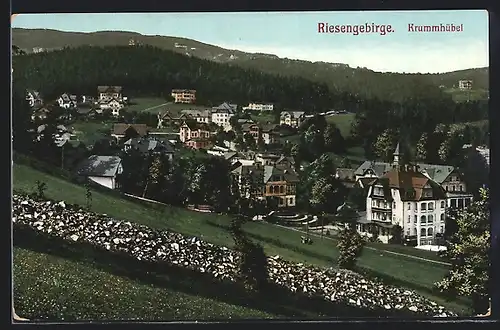 AK Krummhübel /Riesengebirge, Ortsansicht