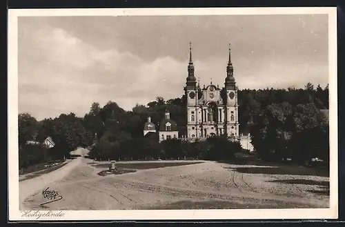 AK Heiligelinde, Blick zur Kirche