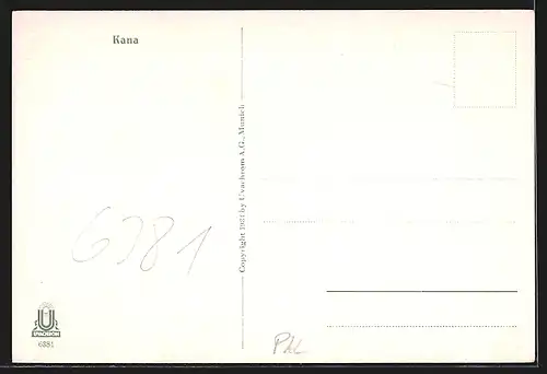 AK Kana, Teilansicht der Ortschaft