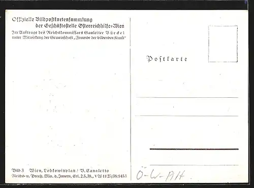 AK Alt-Wien, Lobkowitzplatz mit Pferdefuhrwerk